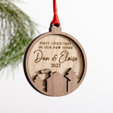 New home Christmas bauble decoration