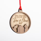 New home Christmas bauble decoration