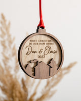 New home Christmas bauble decoration