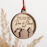 New home Christmas bauble decoration