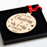 New couple bauble decoration