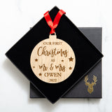 New couple bauble decoration