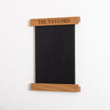 Personalised floating frame chalkboard