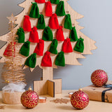 Oak advent calendar with velvet bags - Stag Design