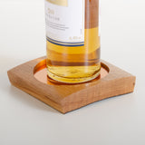 Personalised whisky wood bottle glorifier