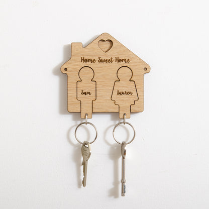 Key Hanger Personalised New Home Couples Key Holder Ebuygb Set Of