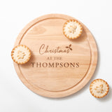 Personalised Christmas chopping board