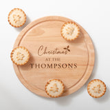 Personalised Christmas chopping board