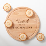 Personalised Christmas chopping board