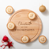 Personalised Christmas chopping board