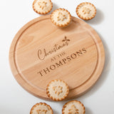 Personalised Christmas chopping board