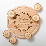 Personalised Christmas chopping board