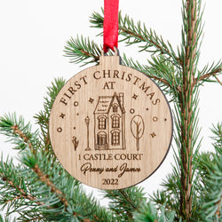 New home Christmas bauble decoration