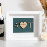 Engagement heart frame