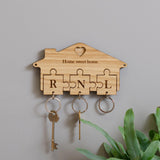 Personalised jigsaw key ring holder - Stag Design