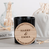 Personalised engagement candle