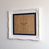 Jigsaw alternative guest book ornate frame