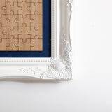 Jigsaw alternative guest book ornate frame
