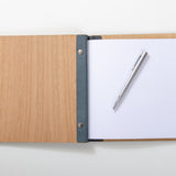 Personalised wooden A4 portfolio corporate