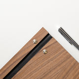 Personalised wooden A4 portfolio corporate