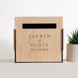 Personalised post box for wedding cards