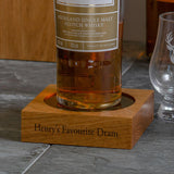 Personalised bottle glorifier with LED up light - Stag Design