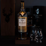 Personalised bottle glorifier with LED up light - Stag Design