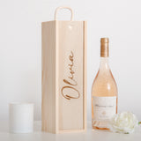 Personalised bottle gift box