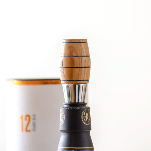 Whisky wood barrel bottle stopper - Stag Design