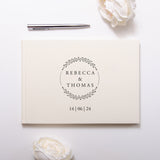 NEW! Personalised linen guest book