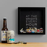 'Every Hour is Happy Hour' memory box frame - Stag Design