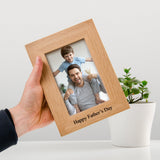 Personalised oak photo frame - Stag Design