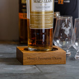 Personalised bottle glorifier with LED up light - Stag Design