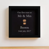 First toast cork saver memory box frame - Stag Design