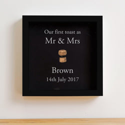 First toast cork saver memory box frame - Stag Design