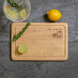 Gin Chopping Board - Stag Design