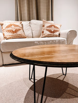 Whisky barrel coffee table