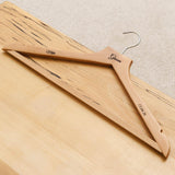 Personalised beech wood coat hangers - Stag Design
 - 1