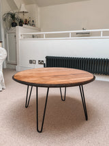 Whisky barrel coffee table