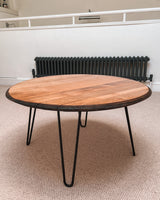 Whisky barrel coffee table
