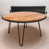 Whisky barrel coffee table