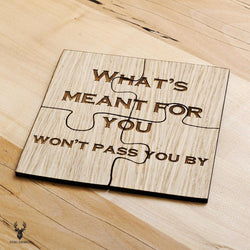 Jigsaw coasters - Stag Design