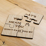 Jigsaw coasters - Stag Design