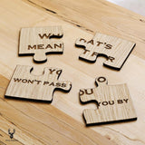 Jigsaw coasters - Stag Design