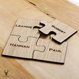Jigsaw coasters - Stag Design