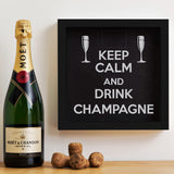 Keep Calm And Drink Champagne/Prosecco/Wine/Beer memory box - Stag Design