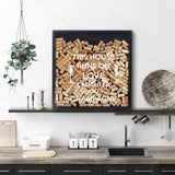 Extra large cork memory box frame - Stag Design