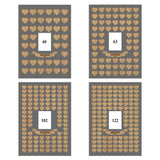 Photo wedding guest book with hearts - Stag Design