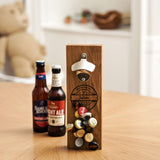 Magnetic bottle cap opener - Stag Design