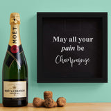 May all your pain be Champagne cork memory box - Stag Design